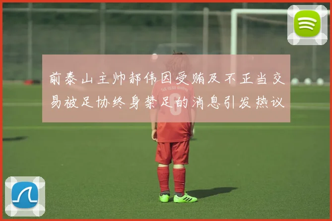 前泰山主帅郝伟因受贿及不正当交易被足协终身禁足的消息引发热议